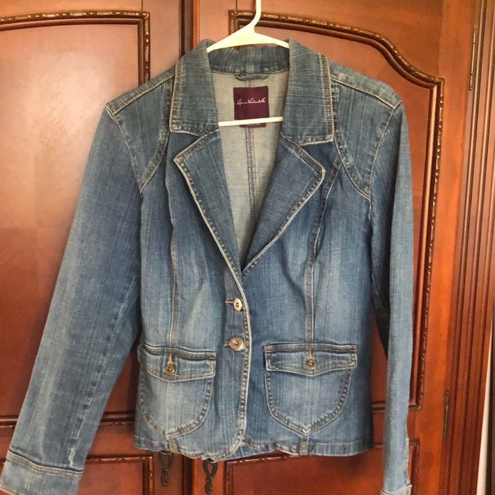 Gloria Vanderbilt Jean Jacket Size M - Picture 1 of 8
